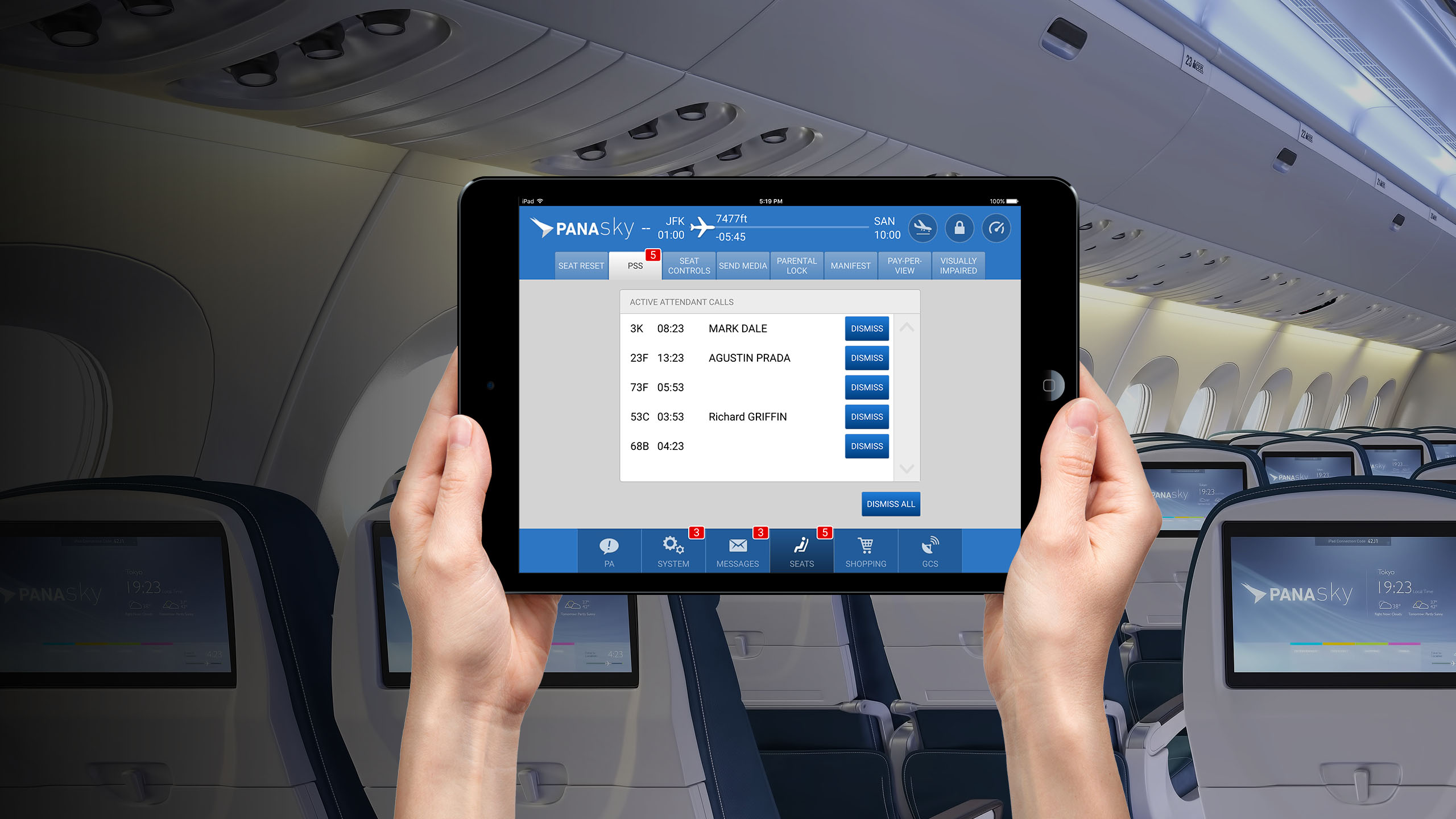 Four Innovations For Reducing In-Flight Entertainment Screen Touching